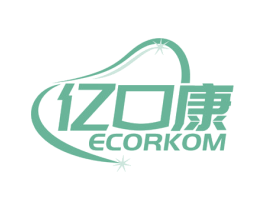 亿口康 ECORKOM 第21类厨房洁具商标图样