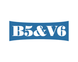 B5&V6 第25类服装鞋帽商标图样