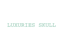 LUXURIES SKULL 第25类服装鞋帽商标图样
