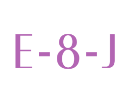 E-8-J 第25类服装鞋帽商标图样