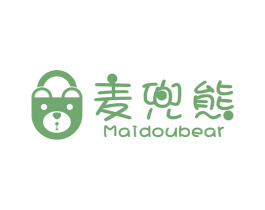麦兜熊 MAIDOUBEAR 第32类啤酒饮料商标图样