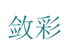敛彩 第25类服装鞋帽商标图样