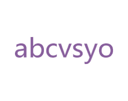 ABCVSYO 第25类服装鞋帽商标图样