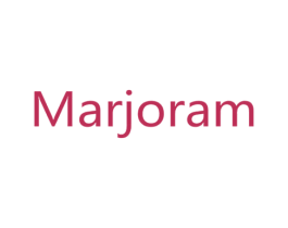 MARJORAM 第3类化妆品商标图样