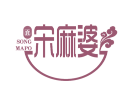 宋麻婆 面 第43类餐饮酒店商标图样