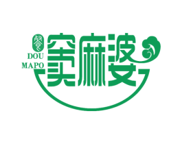窦麻婆 餐 第35类广告贸易商标图样