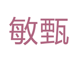 敏甄 第25类服装鞋帽商标图样