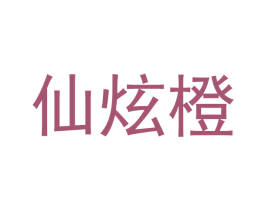 仙炫橙 第30类小食配料商标图样