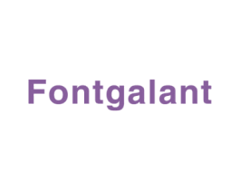 FONTGALANT 第35类广告贸易商标图样