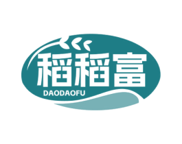 稻稻富 第30类小食配料商标图样