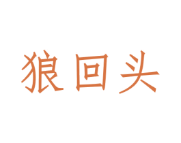 狼回头 第9类科学仪器商标图样