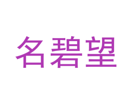 名碧望 第18类皮革箱包商标图样
