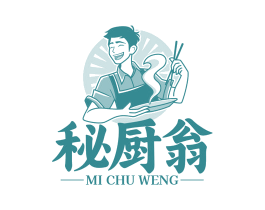 秘厨翁 第30类小食配料商标图样
