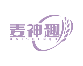 麦神趣 第30类小食配料商标图样