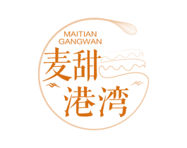麦甜港湾 第30类小食配料商标图样