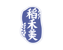 稻禾美 第43类餐饮酒店商标图样