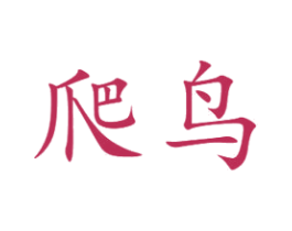 爬鸟 第25类服装鞋帽商标图样