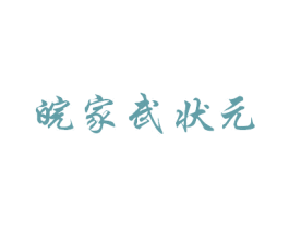皖家武状元 第33类酒商标图样