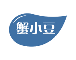 蟹小豆 第29类食品商标图样