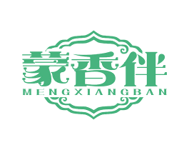 蒙香伴 第35类广告贸易商标图样