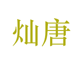 灿唐 第3类化妆品商标图样