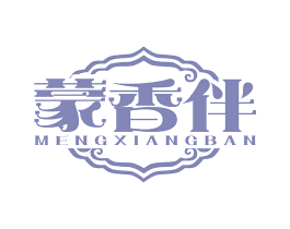 蒙香伴 第43类餐饮酒店商标图样