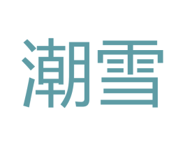潮雪 第16类办公工具商标图样
