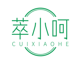 萃小呵 第32类啤酒饮料商标图样
