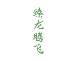臻龙腾飞 第33类酒商标图样