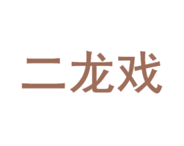 二龙戏 第30类小食配料商标图样