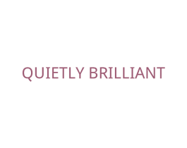 QUIETLYBRILLIANT 第35类广告贸易商标图样