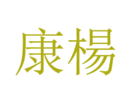 康杨 第25类服装鞋帽商标图样