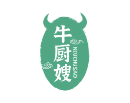 牛厨嫂 第43类餐饮酒店商标图样