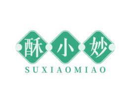 酥小妙 第30类小食配料商标图样